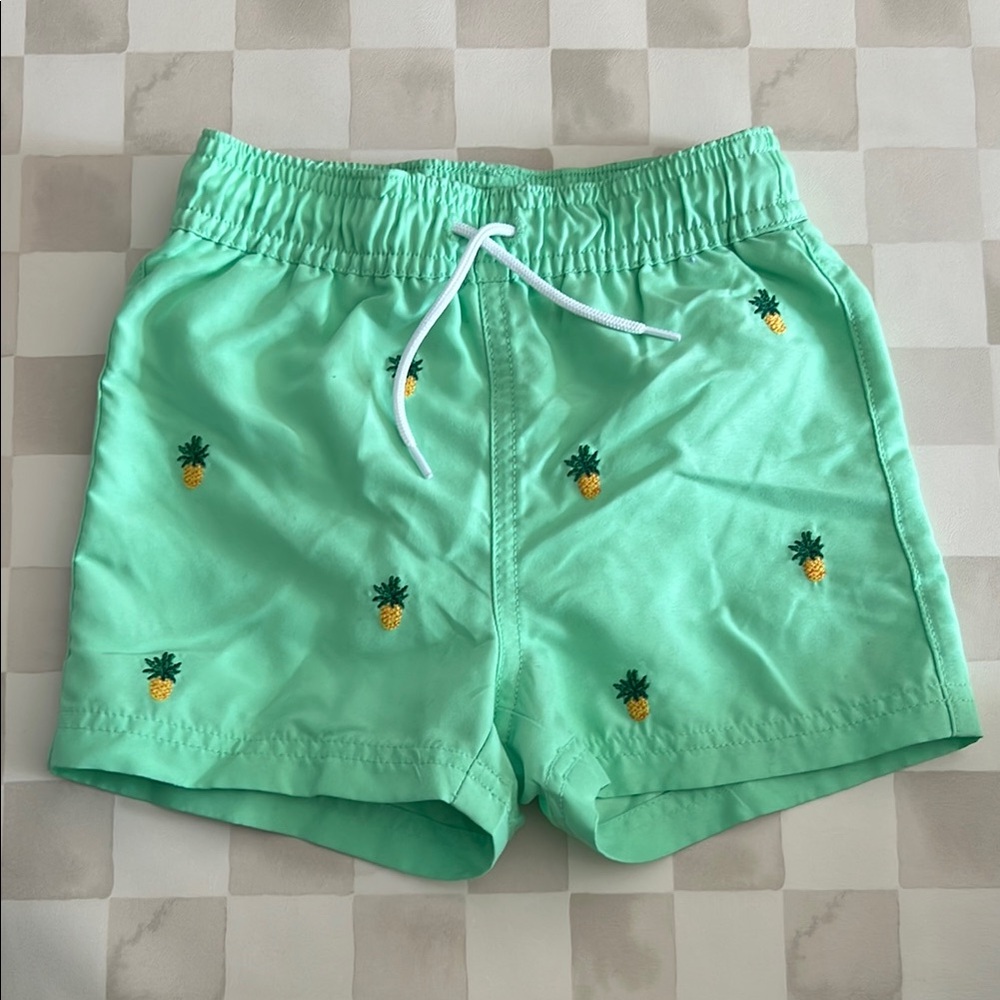Janie and Jack swim trunks baby 12-18 Month